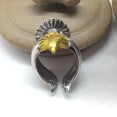 thumbnail image 5 of Adjustable Big Eagle Wing Open Ring Vintage Viking Punk Zinc Alloy Animal Statement Ring for Women and Men Silver and Gold Tone Classic Jewelry, 5 of 6