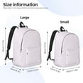 thumbnail image 2 of Rateoe Kawaii Cat Paw Pattern Durable Canvas Backpack for Men & Women – Stylish & Lightweight – Adjustable Straps, Multiple Pockets – Fits 15-17 Inch LaptopsSmall, 2 of 5