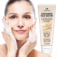 thumbnail image 5 of Ceramide Rice Water Cleansing Foam - Gentle Face Wash with Rice Extract for Hydrating and Nourishing Skin - Pore Purifying, Smooth Brightening Cleansi, 5 of 5