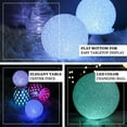 thumbnail image 4 of Efavormart Set Of 4 3" Color Changing Portable Led Ball Lights Battery Operated LED Orbs Crystal Effect Wedding Party Decoration, 4 of 10