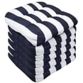 thumbnail image 4 of Havana Striped Tufted Patio Seat Cushion Navy/White 6 Pack, 4 of 5