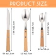 thumbnail image 3 of Miangastore 1 Set of Removable Camping Cutlery Picnic Utensils Kit Assorted Color Flatware for Parties, 3 of 9