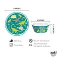 thumbnail image 4 of Set de vajilla Zak Designs zak! Dinosaurio con botella de agua, 4 of 9