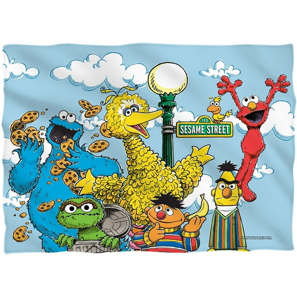 personalized sesame street pillowcase