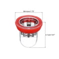 thumbnail image 2 of Unique Bargains Odor Proof Backflow One-Way Preventer Floor Drain Red 1.3"-1.8" 2Pcs, 2 of 5