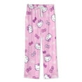thumbnail image 5 of Hello Kitty Women Pajamas Set Long Sleeve Sleepwear Button Down Nightwear Soft Pjs Set with Pockets, 5 of 7