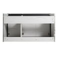thumbnail image 5 of Fine Fixtures Oakville 42 in. W x 18 in. D x 33 in. H Wall Mounted Bathroom Vanity in Mild Grey Oak with White Ceramic Sink - Chrome hardware, 5 of 8