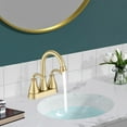 thumbnail image 4 of Boyel Living 19 in Undermount Oval Bathroom Sink, Ceramic Bathroom Sink with Overflow in White, 4 of 6