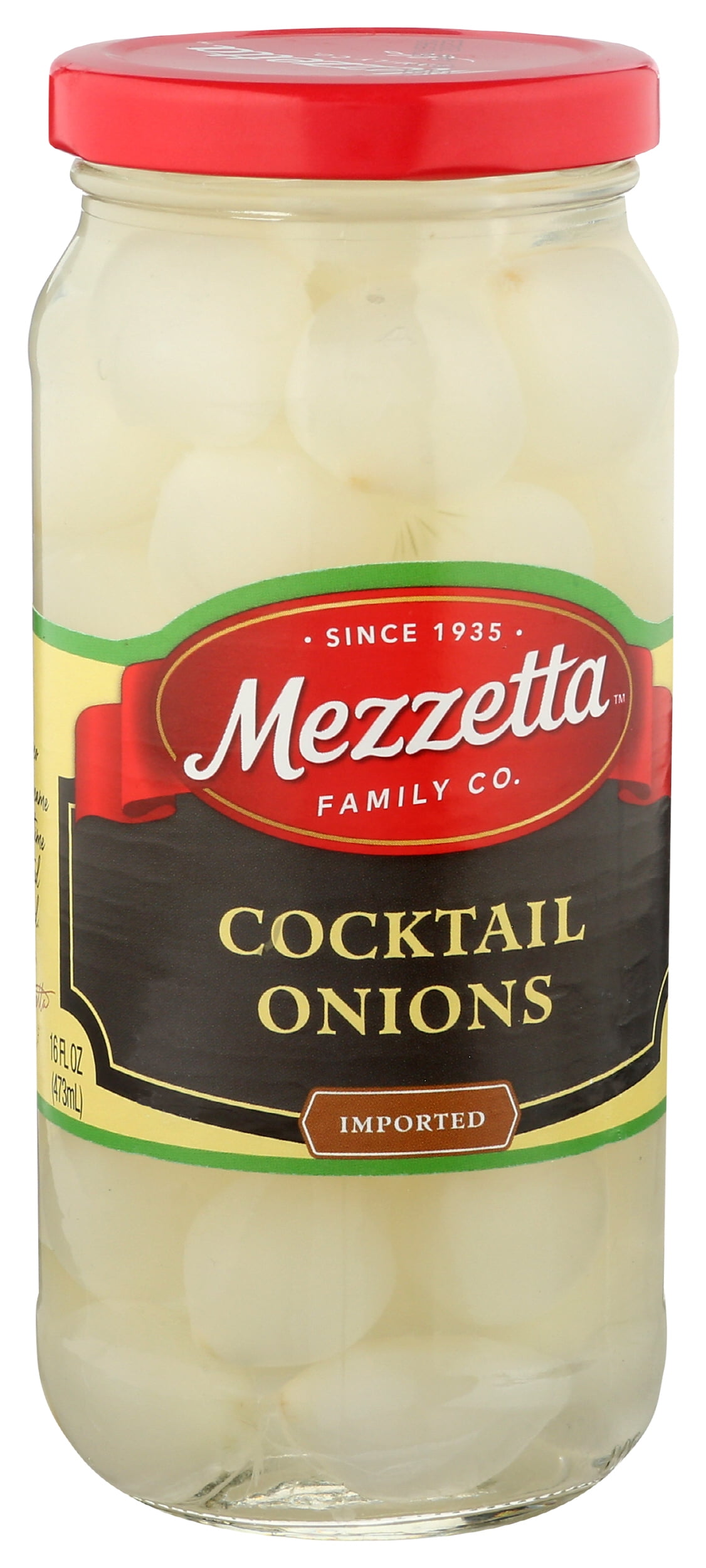 Pack of 6, Mezzetta Cocktail Onions, 16 oz