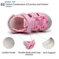 thumbnail image 4 of Ahannie Boys & Girls Outdoor Sport Sandals,Kids Closed Toe Beach Sandals, Toddler Summer Sandals, 4 of 7