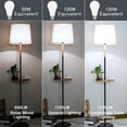thumbnail image 2 of 3 Way Led Light Bulbs 50-100-150W Equivalent Daylight White 5000K, Perfect for Reading, E26 Medium Base 600lm-1250lm-1850lm, 2 Pack, 2 of 7