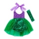 thumbnail image 1 of BRIGHTFUFU 1 set Baby Girls Skirt Lace tirantes de encaje vestido de mameluco con banda para la cabeza, 1 of 7