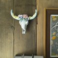 thumbnail image 5 of Cow Skull Wall Pendant Succulents Flower Cow Head Miniature L, 5 of 5