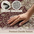 thumbnail image 6 of ODIKA 5'x7' Washable Area Rug Vintage Web Faded Classical Decorative Dense Intricate Carpect for Small Living Room, Bedroom, Easy Care, Non-Shedding, Pet Friendly, 6 of 7