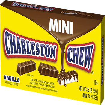 Charleston Mini Chews Chocolate Covered Vanilla Candy, 3.5 oz