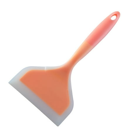 

MPWEGNP Wide Shovel Hand Spatula Nonstick Orange Turner Pancakes Silicone Silicone Kitchen，Dining Bar Small Non Stick Frying Pan for Eggs