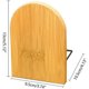 thumbnail image 2 of Wood Bookends 1 Pair Bookend Supports Bookshelf Holder Office Desktop Book Stands Decoration Wooden Bookends Nonskid Bookends Heavy Duty Book Stand Sh, 2 of 2