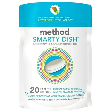 Method Smarty Dish Dishwasher Detergent Tabs 20 ea