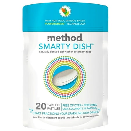 Method Smarty Dish Dishwasher Detergent Tabs 20