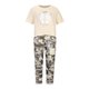 thumbnail image 4 of Conjunto de camiseta y pantalones con cuello redondo y media manga para mujer Wmkox8yi  bvn1475, 4 of 8