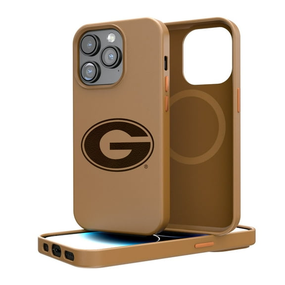 Brown Georgia Bulldogs Logo iPhone Magnetic Bump Case