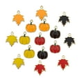 thumbnail image 4 of Colgantes de Calabaza de Acción de Gracias, Dijes de Hoja de Arce, Regalos de Cumpleaños de Otoño, Bricolaje para Hacer Joyas, Colli, 4 of 9