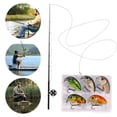 thumbnail image 3 of Likrtyny Juego Mini Señuelos Pesca Cebo Duro Artificial Wobblers Crankbait 5 Uds., 3 of 9
