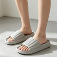 thumbnail image 5 of Yungyresw Slip On Slippers For Women Men Soft Lightweight Indoor Outdoor Casual Footwear Thick Sole Comfortable House Slippers Gray 42, 5 of 6