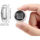 thumbnail image 2 of (3 piezas) Mini relojes de motocicleta Reloj impermeable adhesivo para montaje en motocicleta Relojes digitales para vehículo, automóvil, más de 1,1 de diámetro, 2 of 5