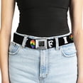thumbnail image 5 of Buckle-Down Belt, Seatbelt Buckle Belt, I Heart Bridge Sf Black White Rainbow, Youth 22 to 32 Inches, 5 of 9