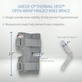 thumbnail image 4 of Swede-O Thermal Vent Open Wrap Hinged Knee Brace - XXLarge, 4 of 7