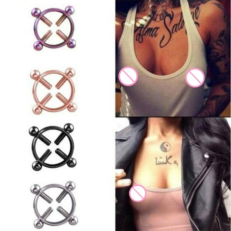 Nipple ring 2024 no piercing