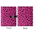 thumbnail image 2 of Premium Faux Leather Notebook - Refillable, Multi-Functional Organizer, 23.3x17cm, All-Season Use，Pink Leopard Print, 2 of 6