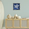 thumbnail image 3 of Stupell Industries Rustic Indigo Turtle Nautical & Beach Painting Gray Floater Framed Canvas Art Print Wall Art, 18 x 18, 3 of 10