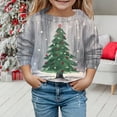 thumbnail image 2 of Zshosam Christmas Sweatshirts for Teen Girls Trendy Kids Toddler Boys Girls Outfit Print Long Sleeve Christmas Sweatshirt Pullover Shirt Fall Winter Clothes Size 7T 8T,(Grey 7-8 Years), 2 of 4