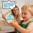 thumbnail image 6 of Blue Whistling Chicken Blowing Sound Maker Toy - Early Education Interactive Blowing Game, Sensory Development - For Infants 1-3 Years, Boys & Girls, Bath Time Play,, 6 of 6
