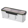 thumbnail image 2 of Esquirla Chilled Condiment Server Cold Food Buffet Server 3 Section on Ice Kitchens Appetizer Serving Tray for Appetizers Meats Outdoor, 2 of 8