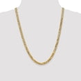 thumbnail image 4 of 14K Yellow Gold Curb Chain Styles Necklace 24 inch 6.25 mm Flat Beveled with Lobster Clasp, 4 of 4