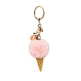 thumbnail image 1 of LYMAYTER Lightweight Key Ring Portable Ice Cream Pendant Keychain - Cute Cartoon, 1 of 7
