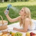 thumbnail image 4 of Weloille Transparent High Speed Handheld Fan 1 Piece, Portable Rechargeable Hand Fan with 3 Speed Levels, Quiet Operation Strong Wind Cooling Fan, for Outdoor Travel Commute Office Home Use, 4 of 6