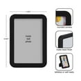 thumbnail image 6 of DesignOvation 4x6 Rounded Basic Black Decorative Tabletop Picture Frame, 6 of 12