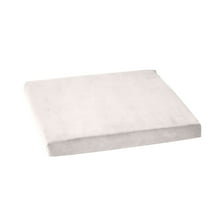 Cinvoph 16"x16" Solid Color Velvet Sponge Cushion - Warm & Comfortable Soft Plush Pad for Sofa Window, Durable Cozy Floor Cushion for Living Room Home Decor, White