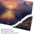 thumbnail image 3 of 1000 PCS Sunset Valley Scenery Photography -1000 Piece Scenery Jigsaw Puzzles,Take You Into A Beautiful Valley As If You Were There,Enjoy The Puzzle Solving Process,Fun Wooden Puzzle Game, 3 of 6
