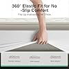 thumbnail image 5 of Novilla Twin XL  Fluffy Filled Mattress Topper, Extra Thick Hotel Luxury Pad, Back Pain Relief, Breathable Fluffy Down Alternative Fill, 8-21 Inch Deep Pocket, Oatmeal, 5 of 8