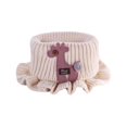 thumbnail image 2 of sunsanly Children Warm Scarf Cartoon Pattern Ruffle Trim Knitted Winter Scarf Thickened Thermal Boys Toddler Elastic Warm Scarf, 2 of 8