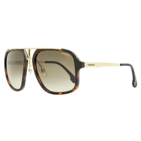 Carrera Men's Havana/Gold-Tone Navigator Sunglasses - CA1004S-02IK-HA