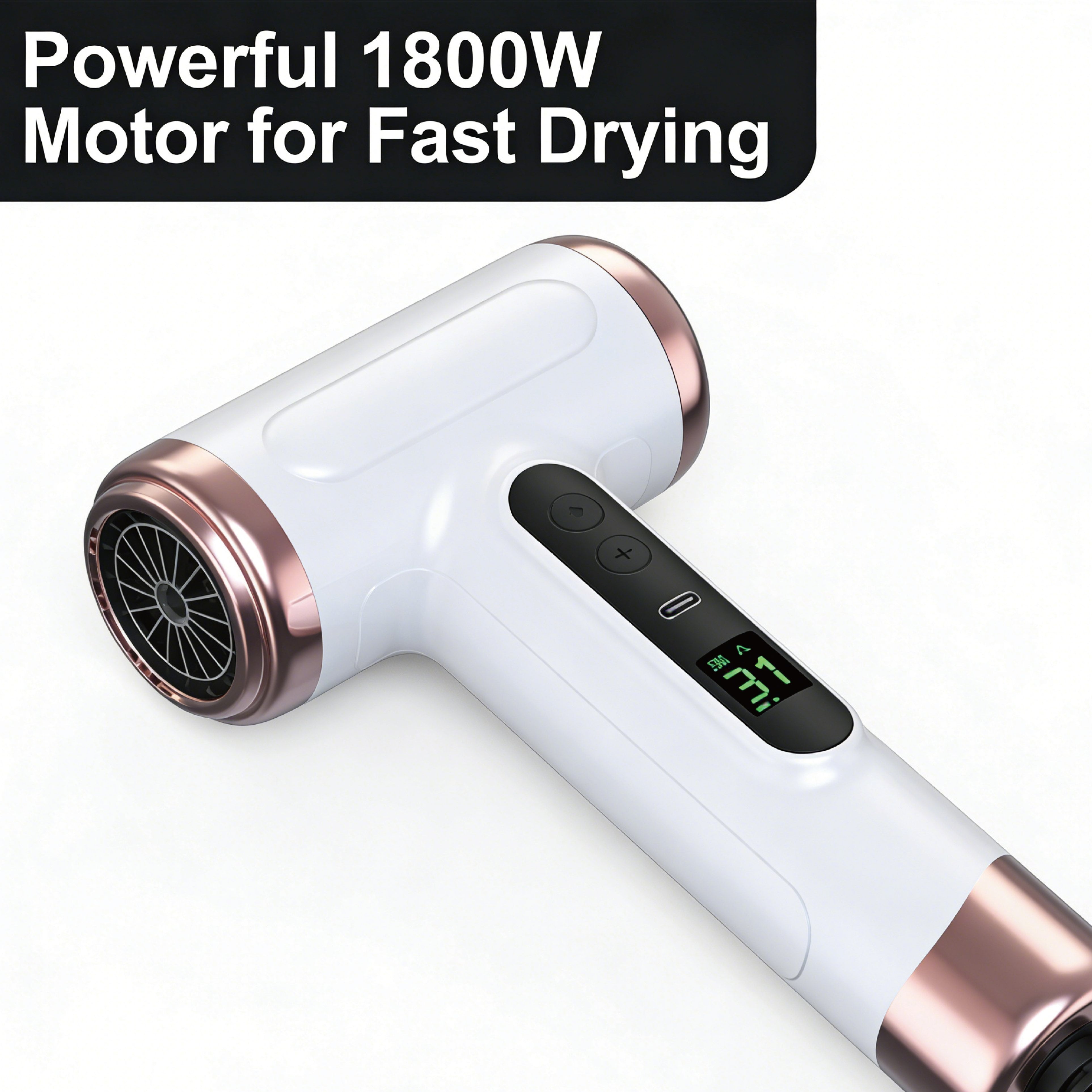 Mythsight Hair dryers for household purposes,Cordless Hair Dryer,15000mAh Rechargeable Hair Dryer,3 Adjustable Cold Hot Wind,200W Battery Operated Hair Dryer for Travel Camping