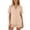 Khaki, variant on SuDongPo 2 Piece Pajamas Set for Women Button Down Pjs Lounge Sets Ruffle Short Sleeve Sleepwear Cute Loungewear