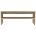 thumbnail image 2 of vidaXL Table Basse Chêne Sonoma 100x40x40 cm Bois Composite, 2 of 4