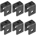 thumbnail image 3 of 6 Pack Welded Beam Clamps Attachment, U Bracket, 1-1/4" Inner Width, Fit 5/8" Pin, 3 of 3